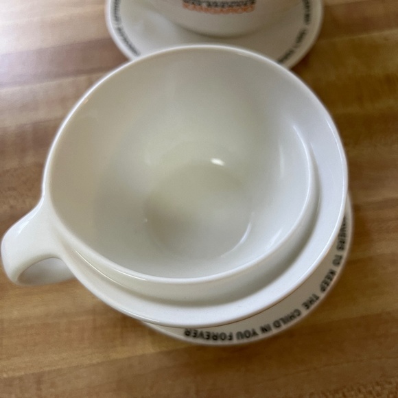 RARE MaxBrenner cup&saucer Latte Cappuccino 2sets NEW - Picture 8 of 8